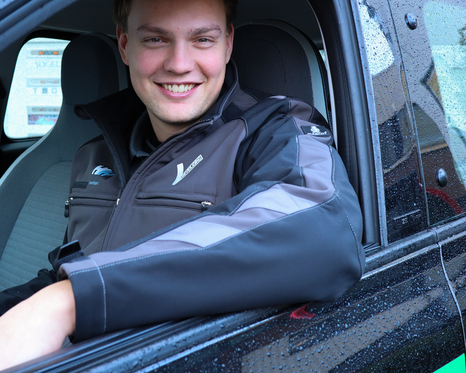 Huschka beveiliger in auto